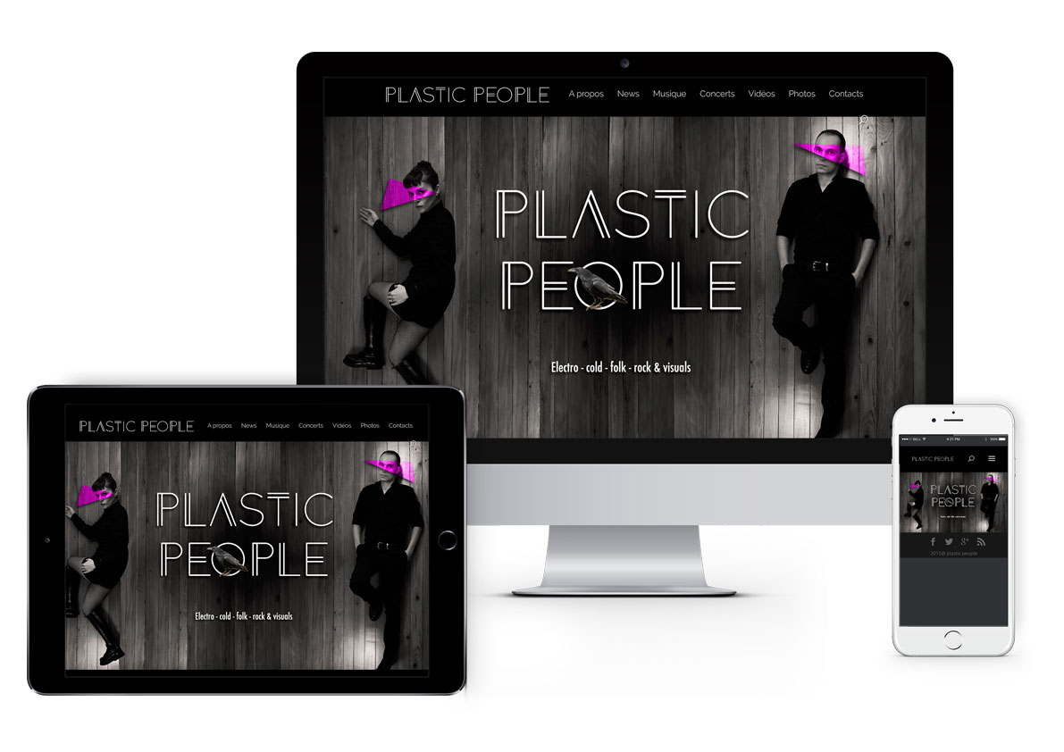 site du groupe de musique PLASTIC PEOPLE