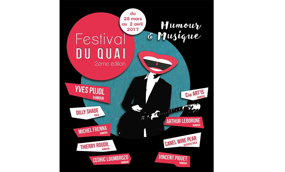 Affiche réalisée pour le festival du quai à Valence